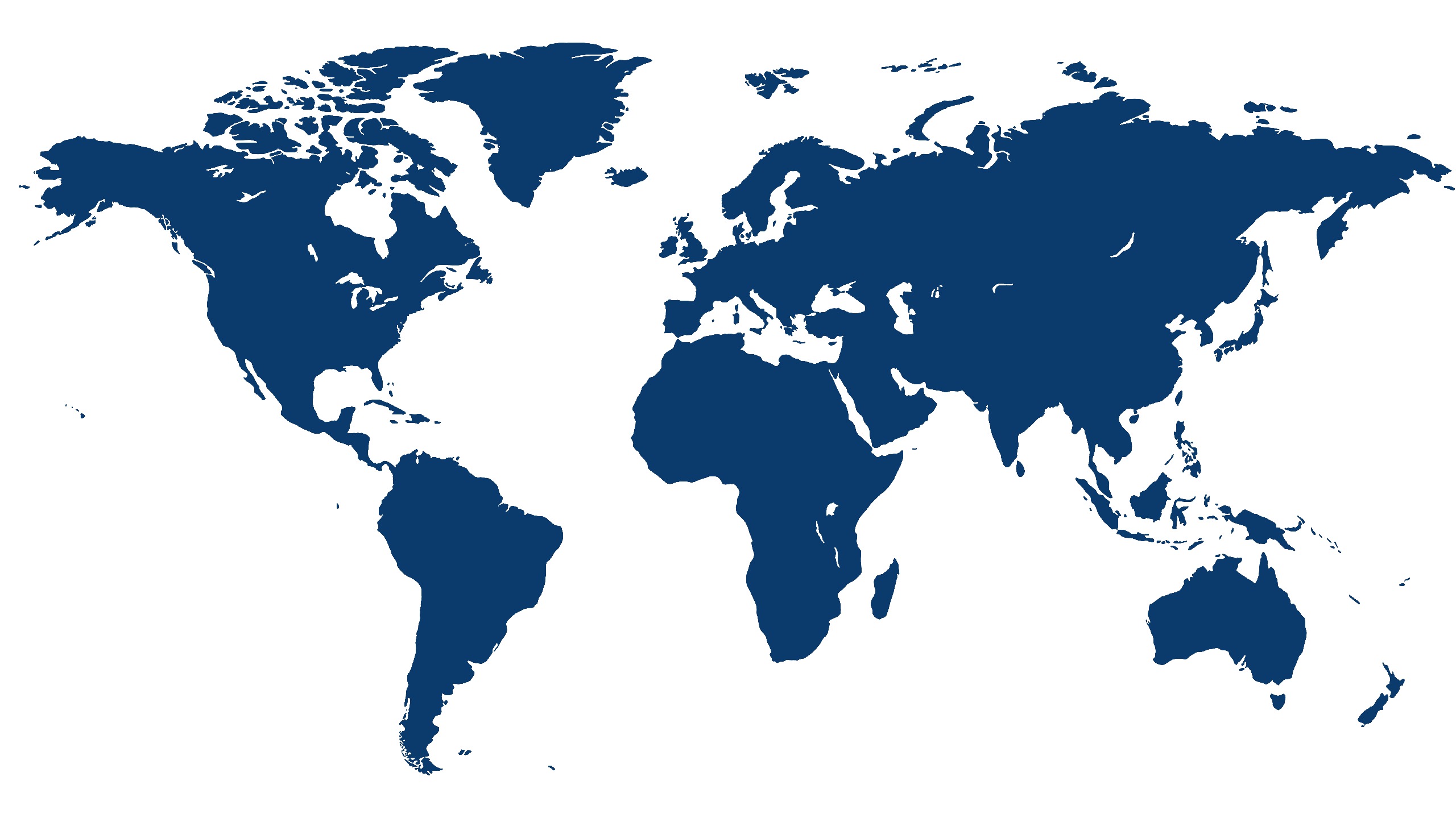 World map showing Basso office locations